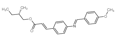 (S)-(+)-2-METHYLBUTYL P-[(P-METHOXYBENZYLIDENE)AMINO]CINNAMATE